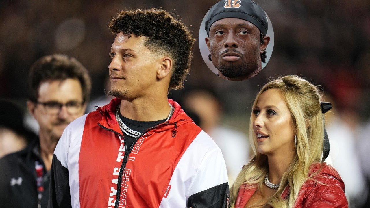 Patrick Mahomes Holds Daughter Sterling Skye After Being Named MVP