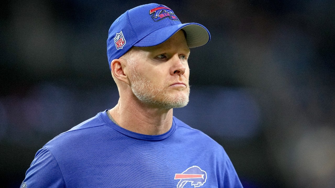 Bills' Sean McDermott has heartwarming reaction to Damar Hamlin return