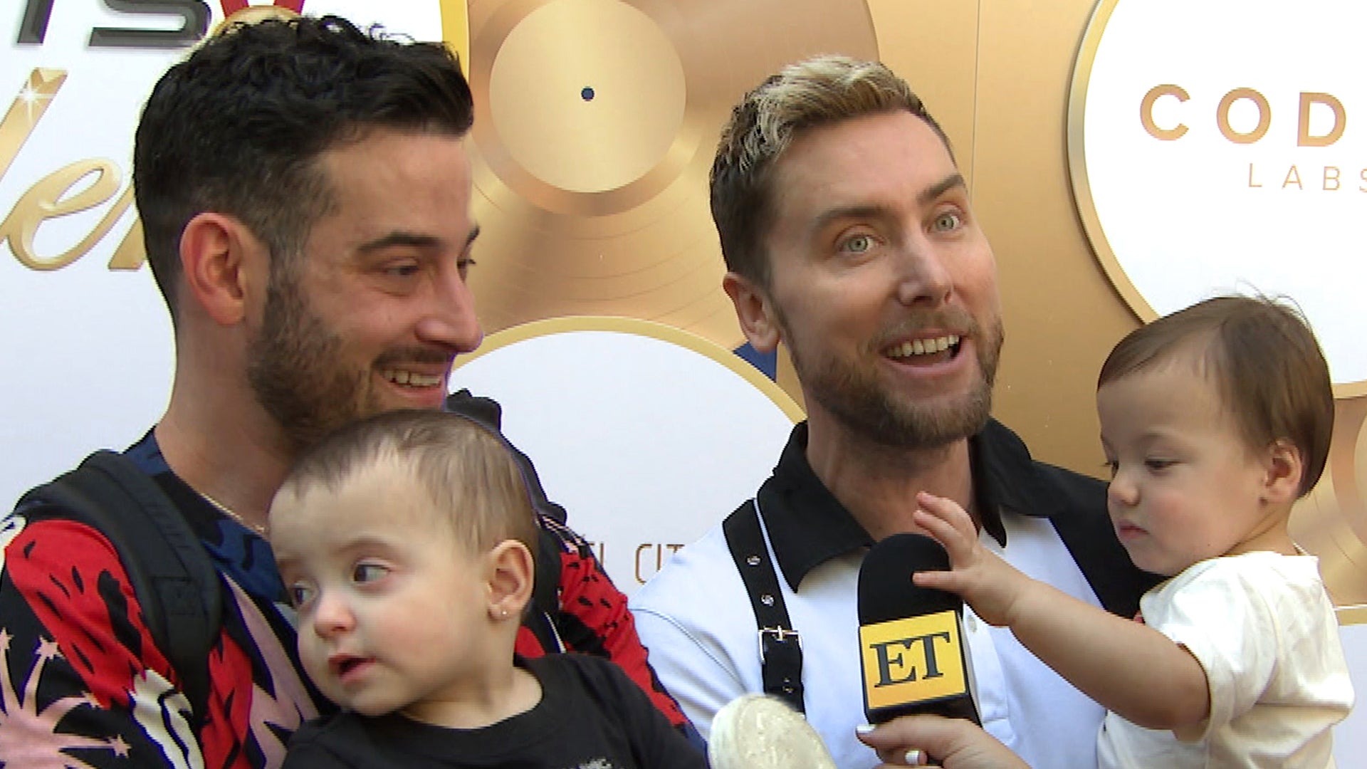 Lance Bass and Michael Turchin Share Family Photos with Twin Babies