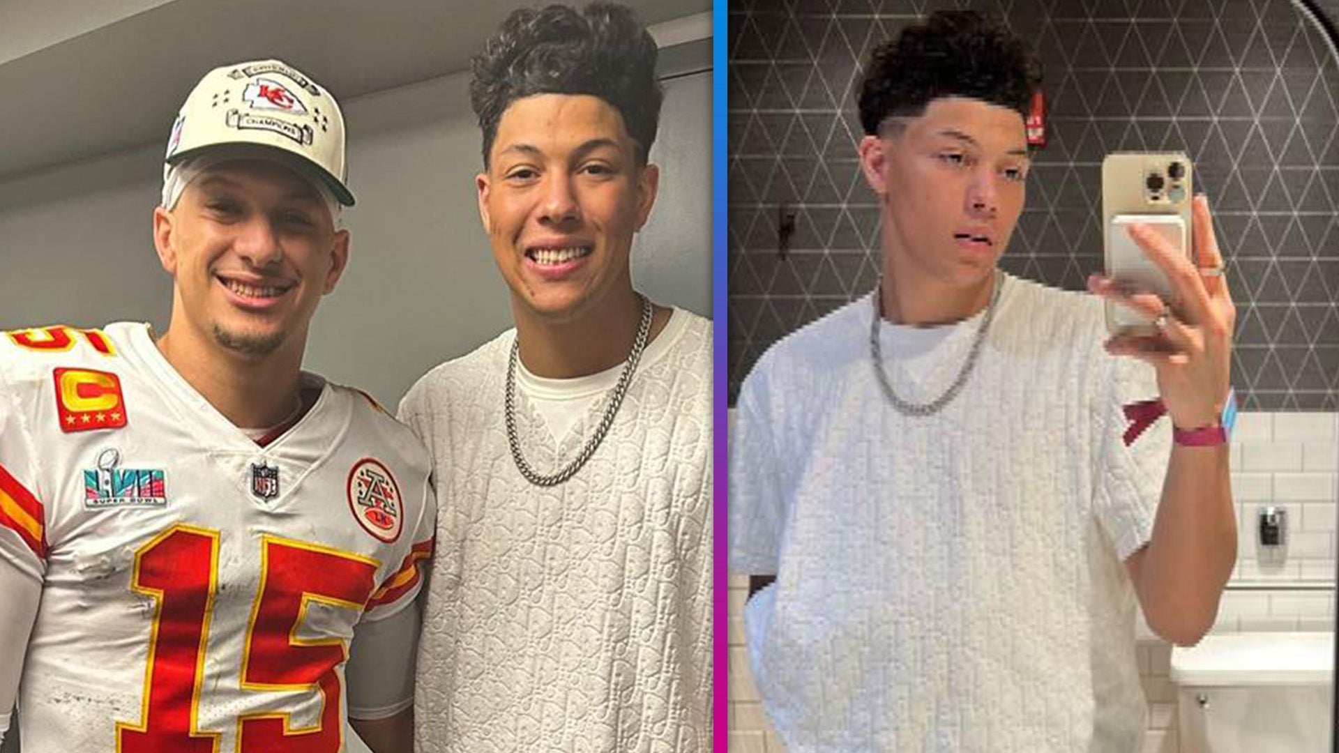Patrick Mahomes' brother Jackson supports Chiefs QB at 'The Match