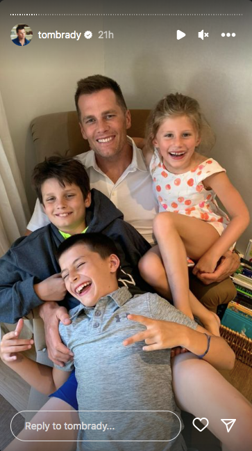 Tom Brady Shares Rare Family Pics With Exes Bridget Moynahan and Gisele  Bündchen After Retirement Announcement