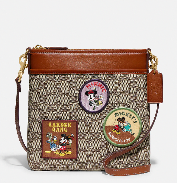 COACH Disney X Coach Mickey Mouse Ear Bag Crossbody Brass/Black CM194 | eBay