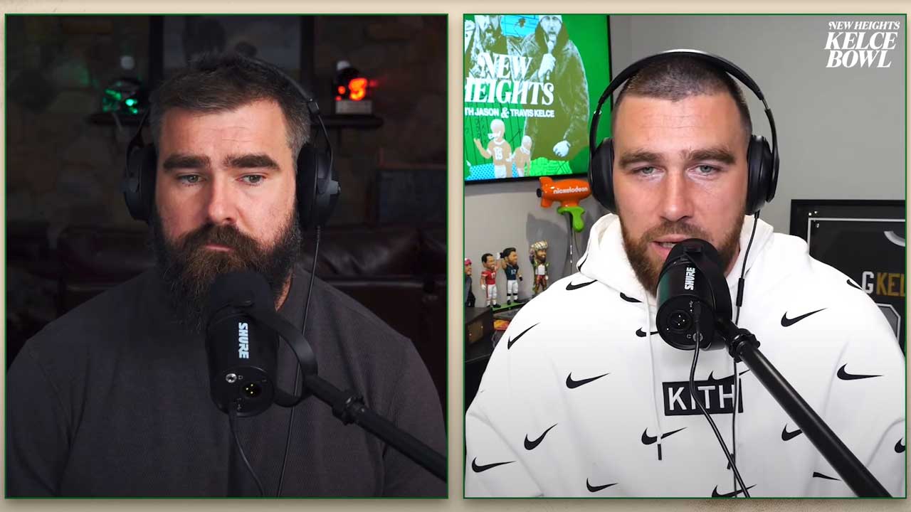 How Travis Kelce And Jason Kelce's New Heights Podcast Comes Together