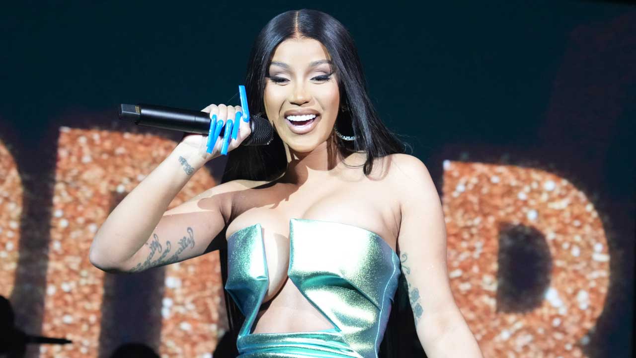 Cardi B shows off new face tattoo of her son's name: 'Simple and cute