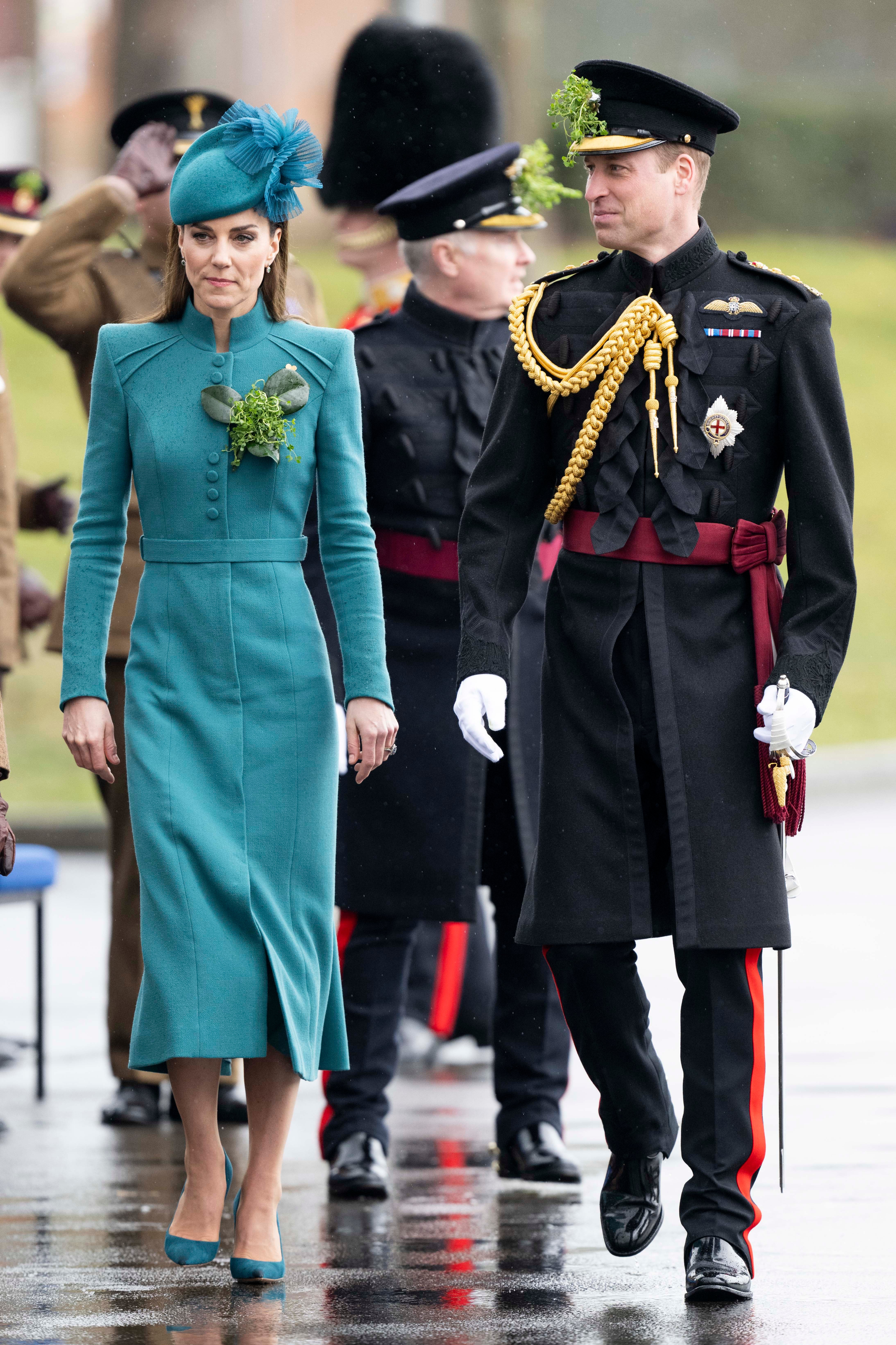 Kate Middleton Attends St. Patrick's Parade With William: Photos