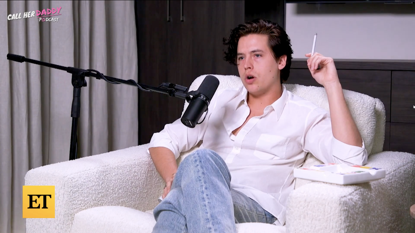 Cole Sprouse Trolled For Smoking Inside During Podcast Interview