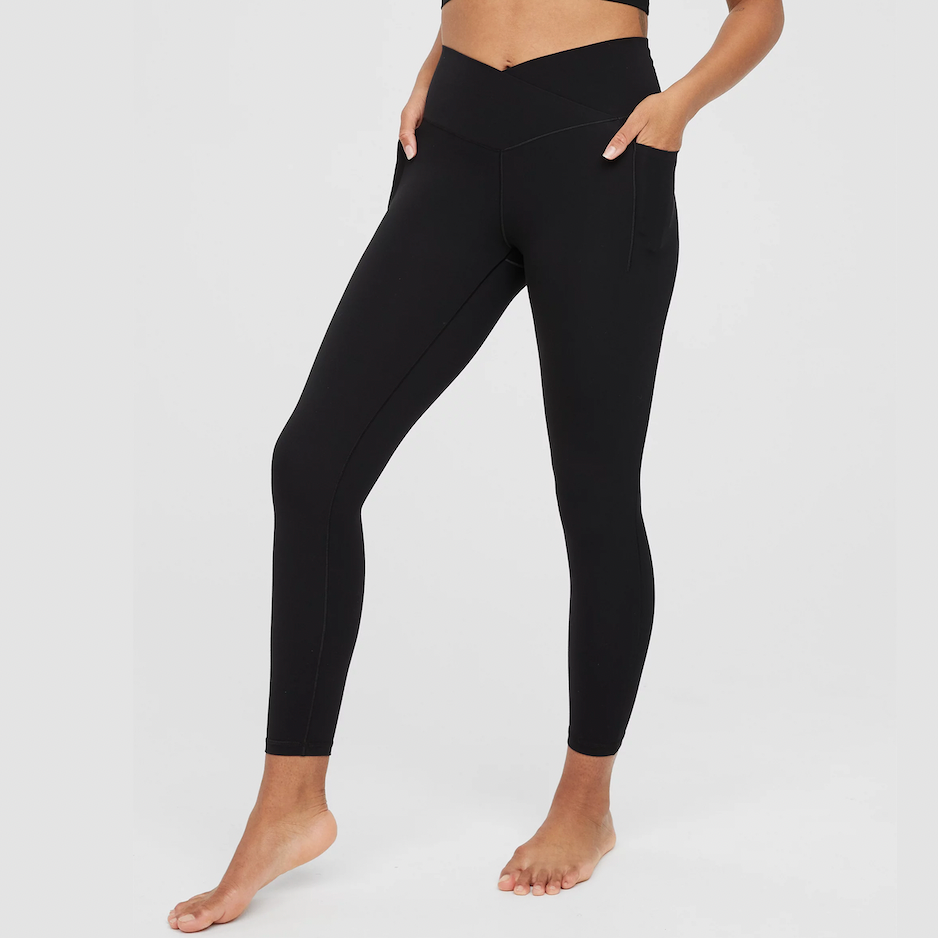 Lululemon Beyond Yoga With Womens Solid Black Pull On Leggings Size 4 -  Shop Linda's Stuff