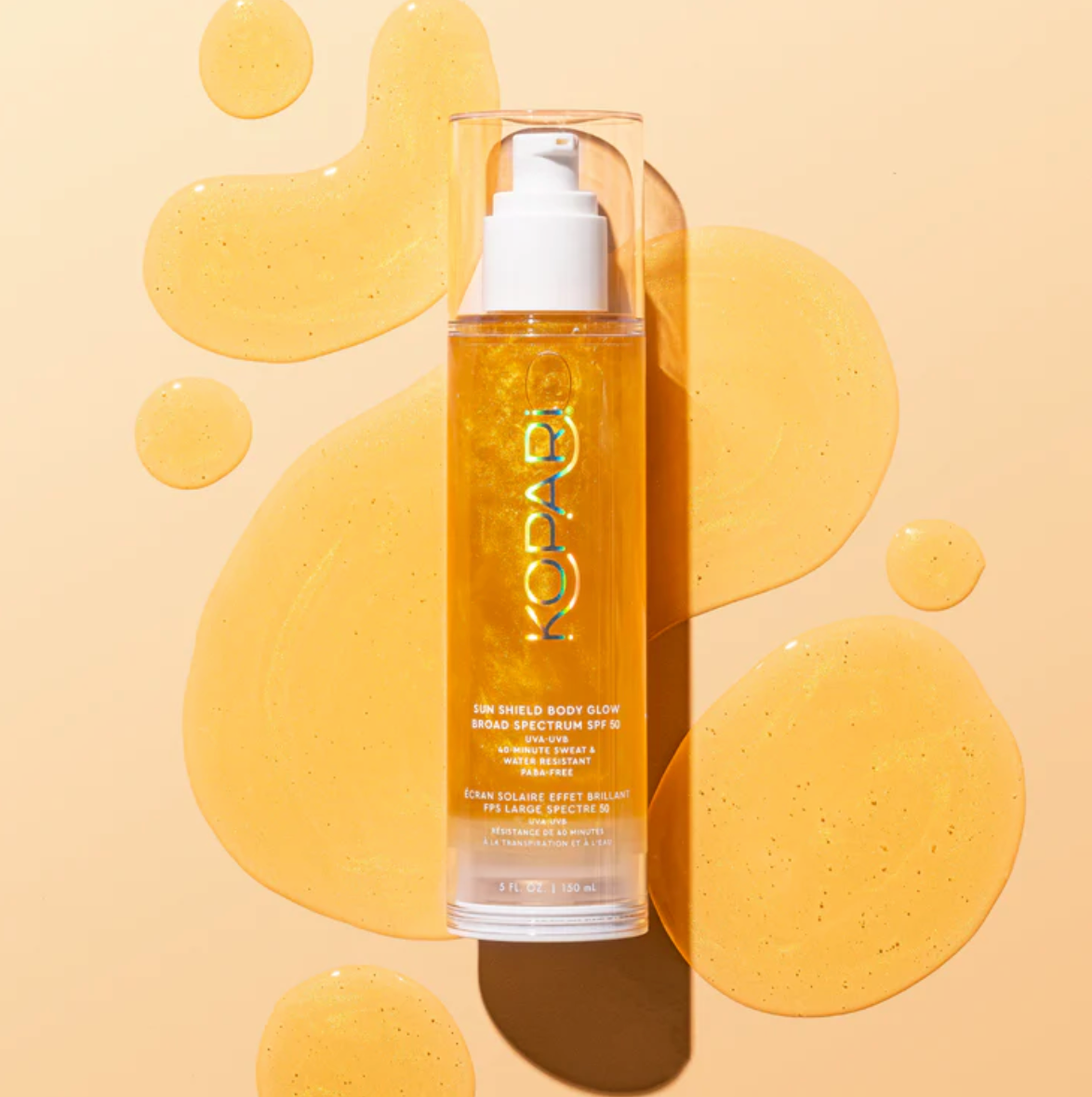 Kopari Beauty Sun Shield Body Glow Gel SPF 50