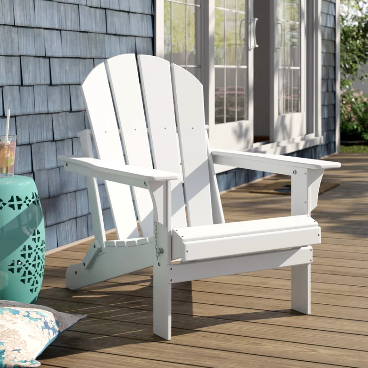 Shawnna HDPE Folding Adirondack Chair