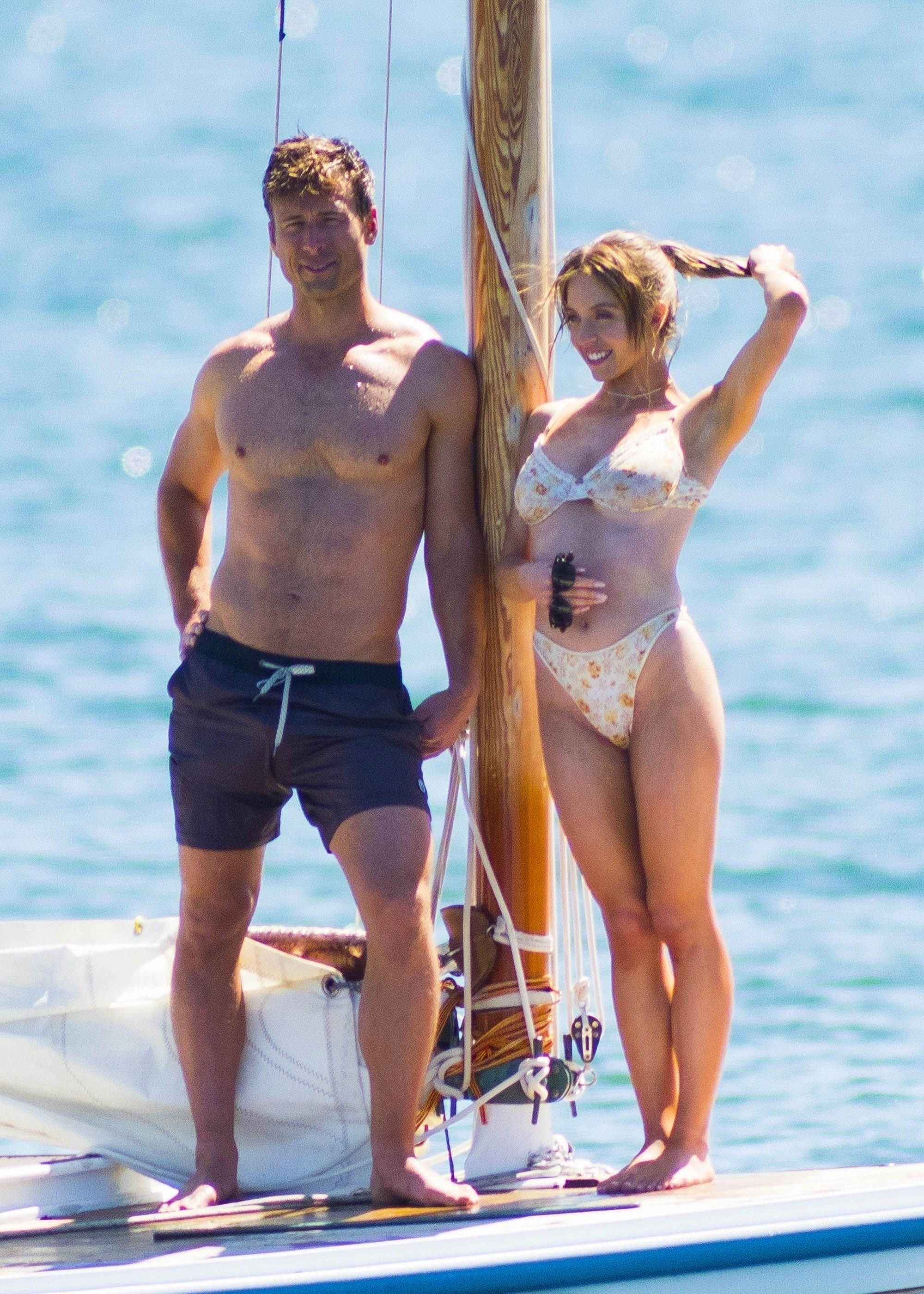 Sydney Sweeney and Glen Powell Strip Down to Swimsuits for Rom-Com
