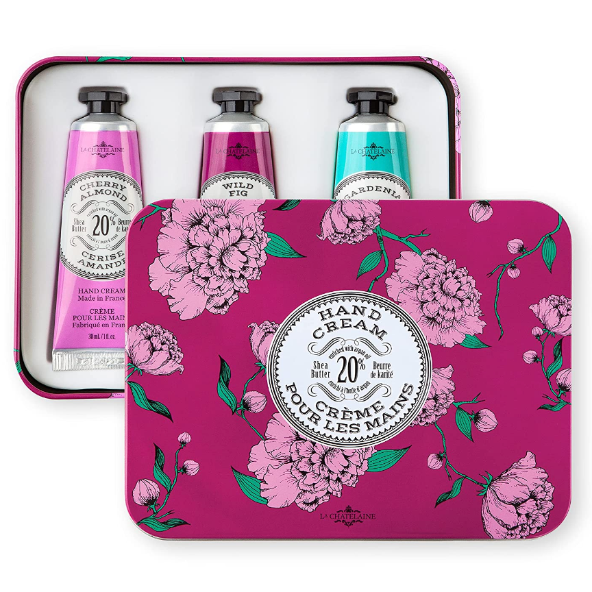 La Chatelaine Hand Cream Trio Tin Gift Set