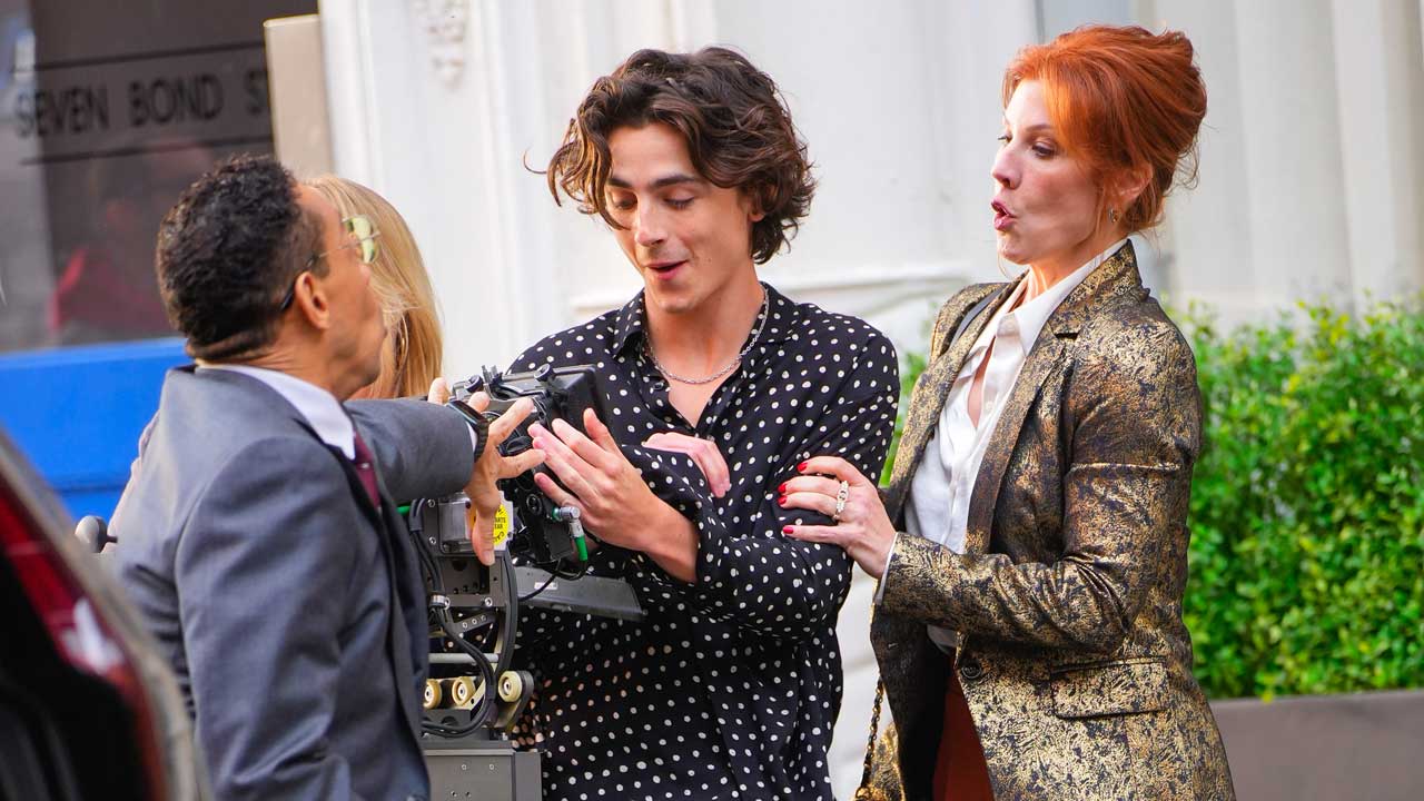 Timothée Chalamet slams into, breaks camera on streets of NYC