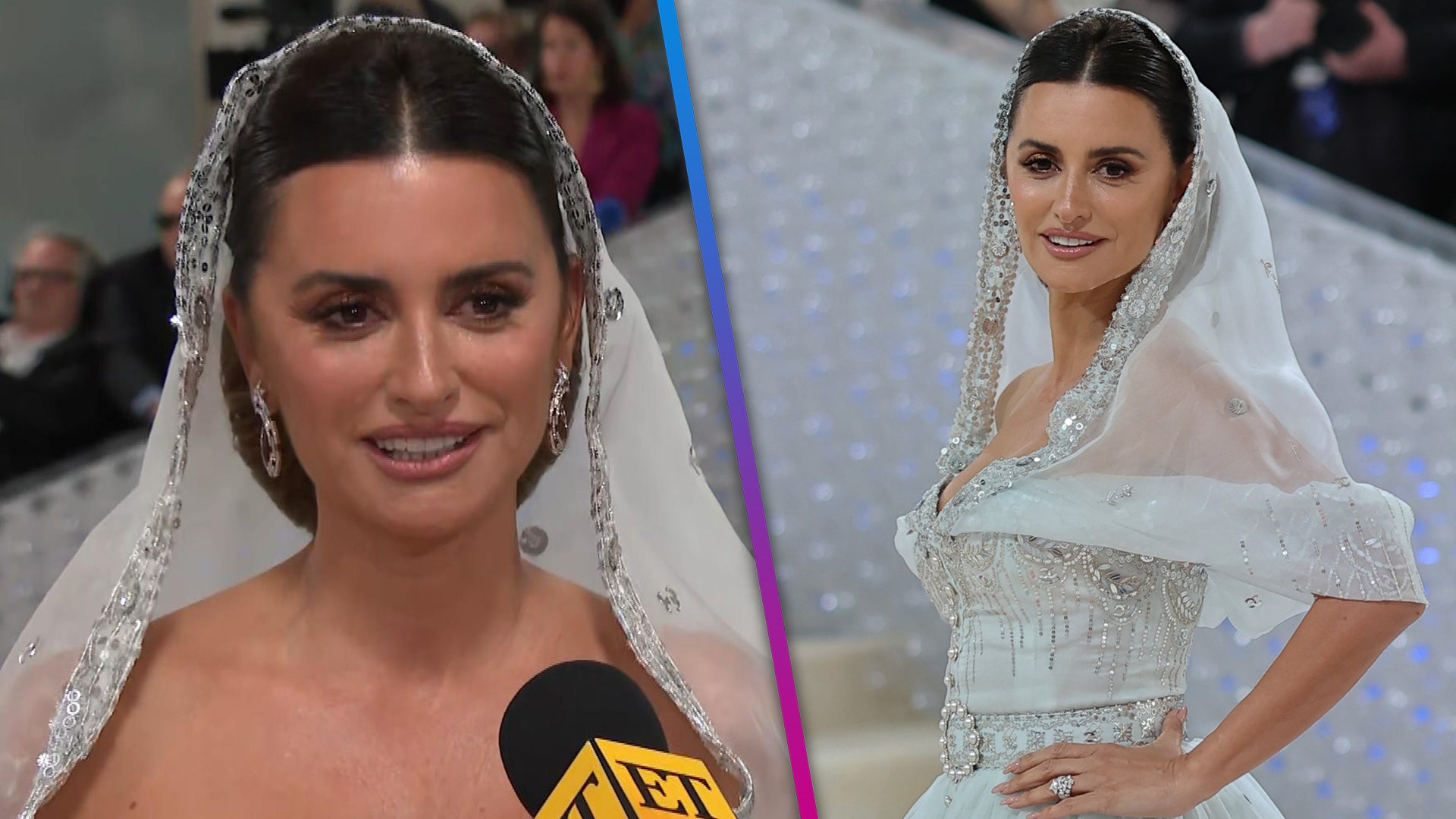 1920px x 1080px - Penelope Cruz Stuns in Hooded Chanel Look at Met Gala, Shares Why She's  Emotional (Exclusive) | Entertainment Tonight