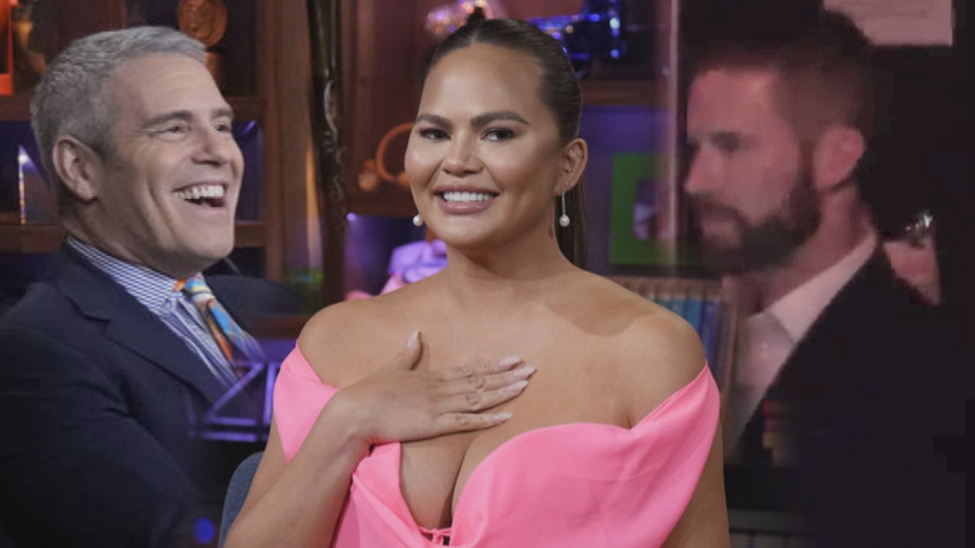 Andy Cohen Calls Chrissy Teigen's Bodyguard 'So Hot' -- and His Reaction Is  Priceless