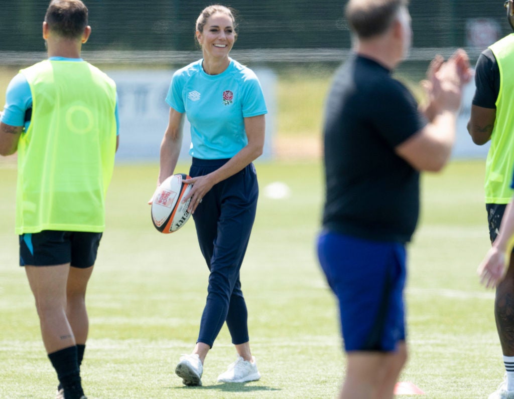 Kate Middleton Played Rugby in the Lululemon Chargefeel Sneakers