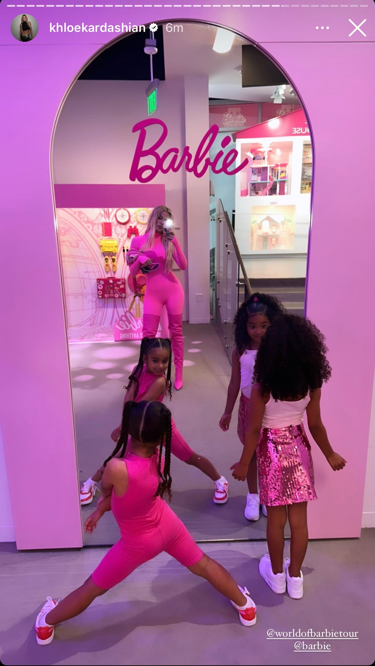 Kim Kardashian and Khloe Kardashian Have Epic Barbie Day With Chicago,  True, Dream and Stormi