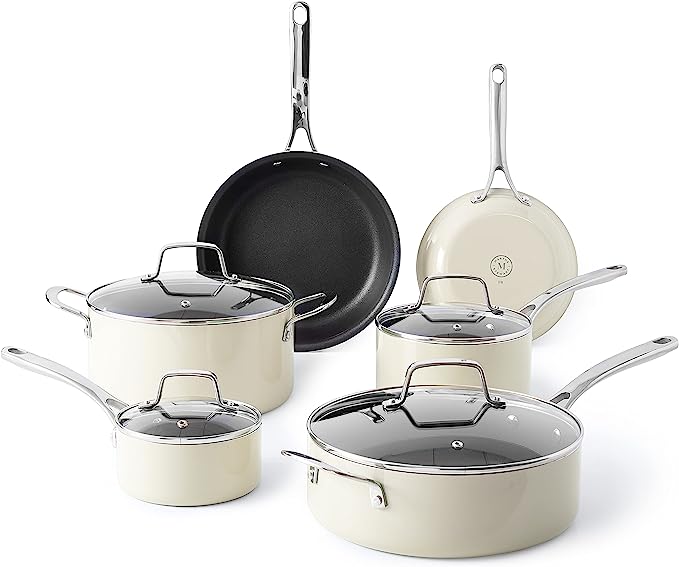 Martha Stewart Lockton Nonstick 10-Piece Cookware Set