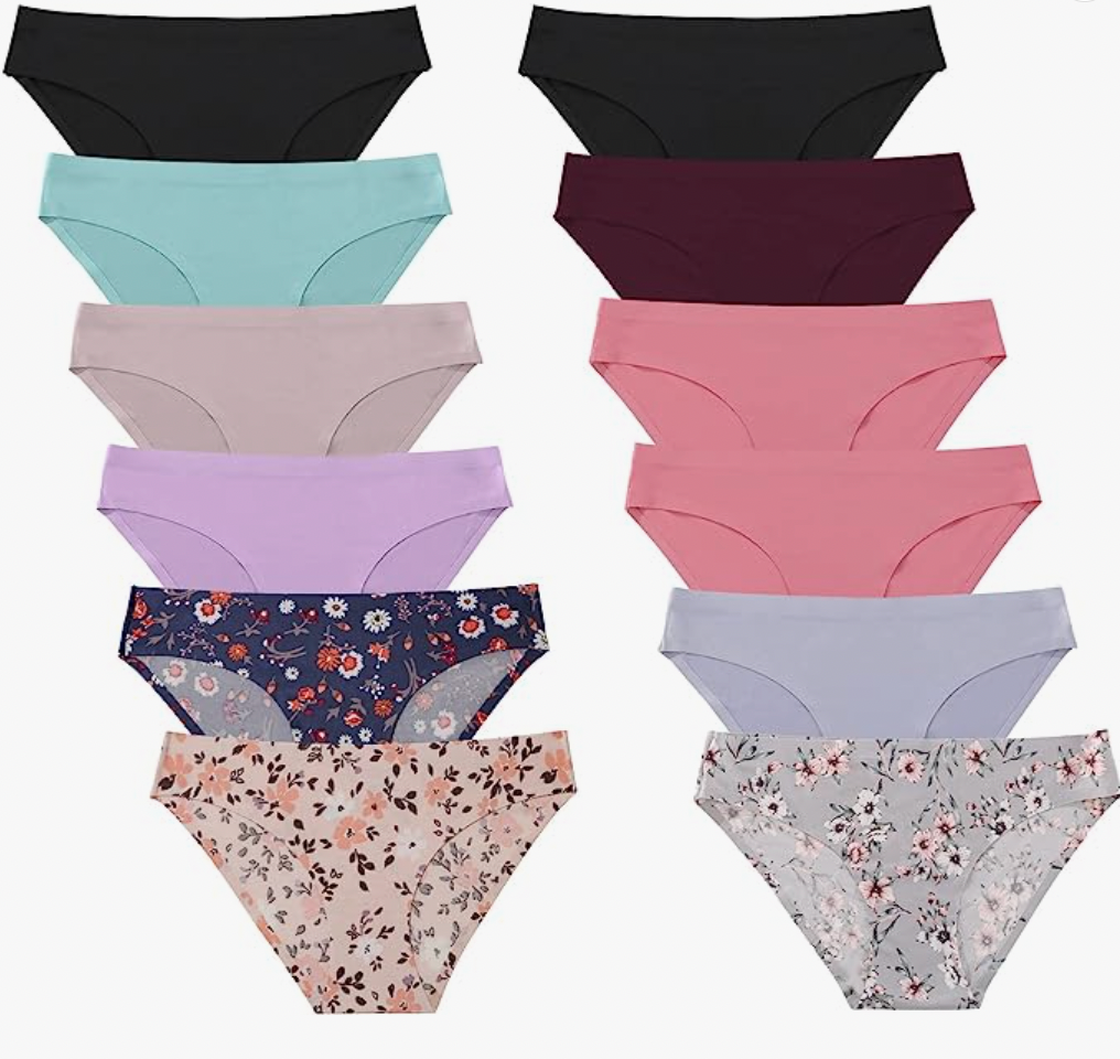 Up To 65% Off on 6-Pack Cotton Cheeky Bikini P