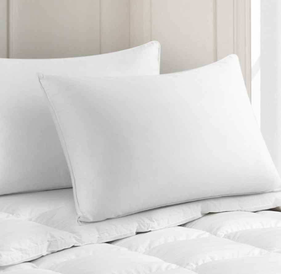 puredown Goose Down Feather White Pillow Inserts