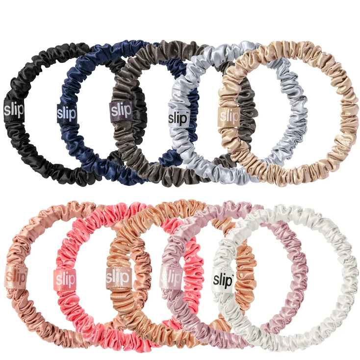 Slip Pure Silk 10-Pack Skinny Scrunchies