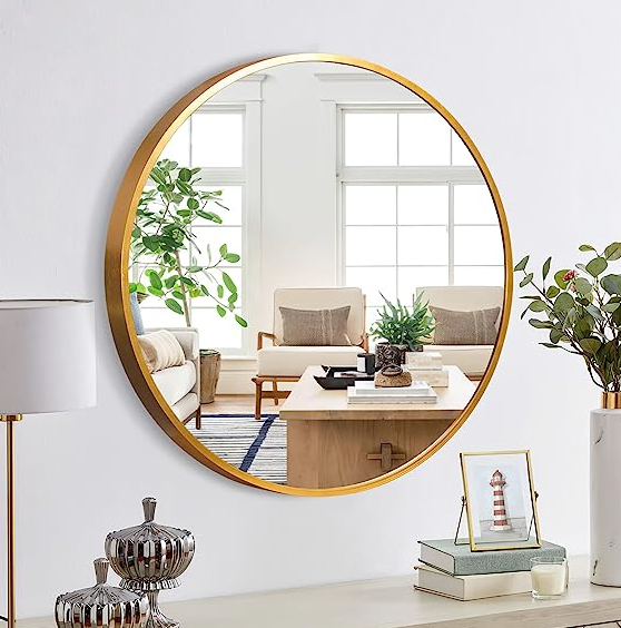 NeuType 32 inch Round Mirror