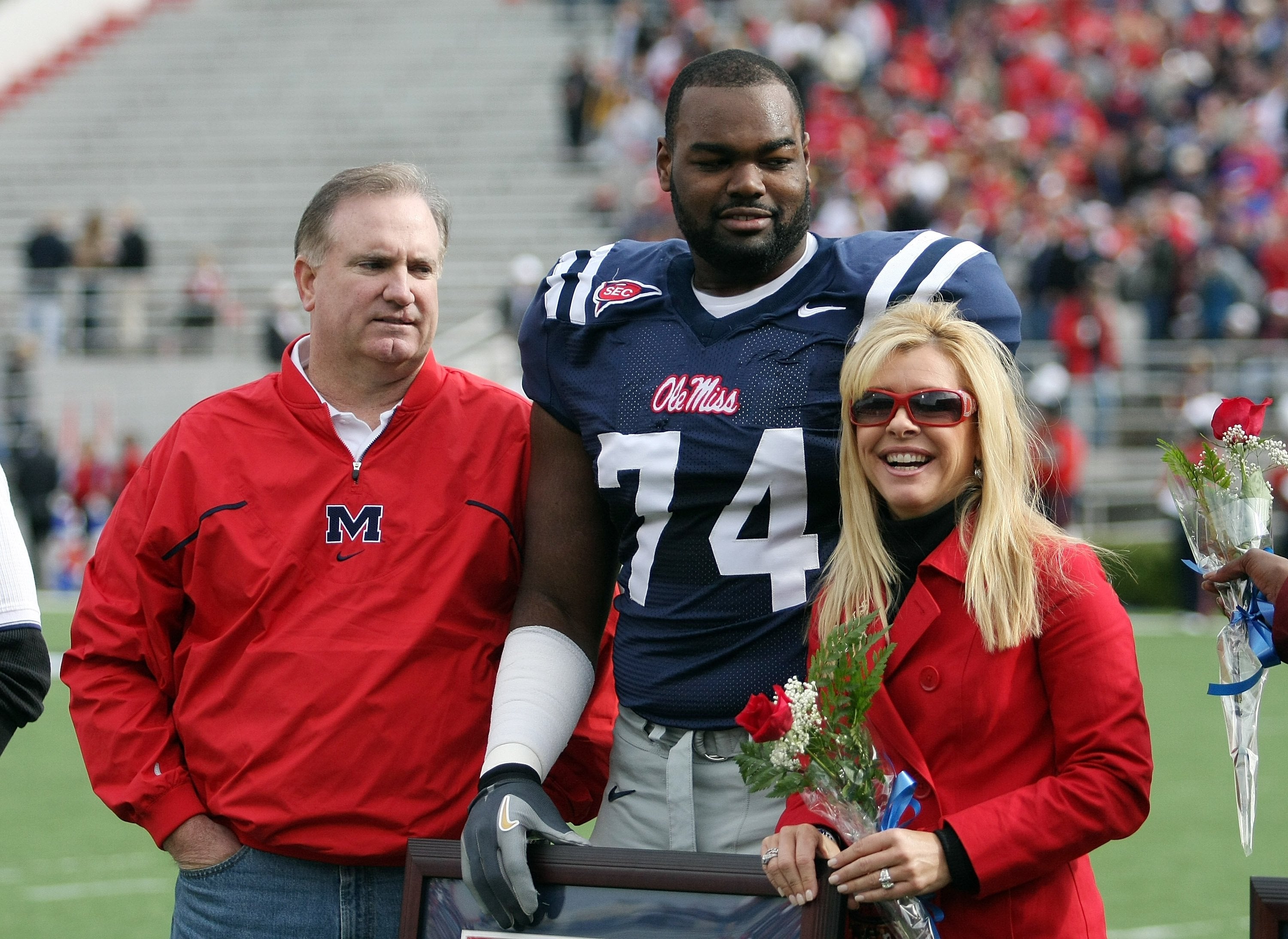 Michael Oher, athlete who inspired 'The Blind Side,' marries longtime love