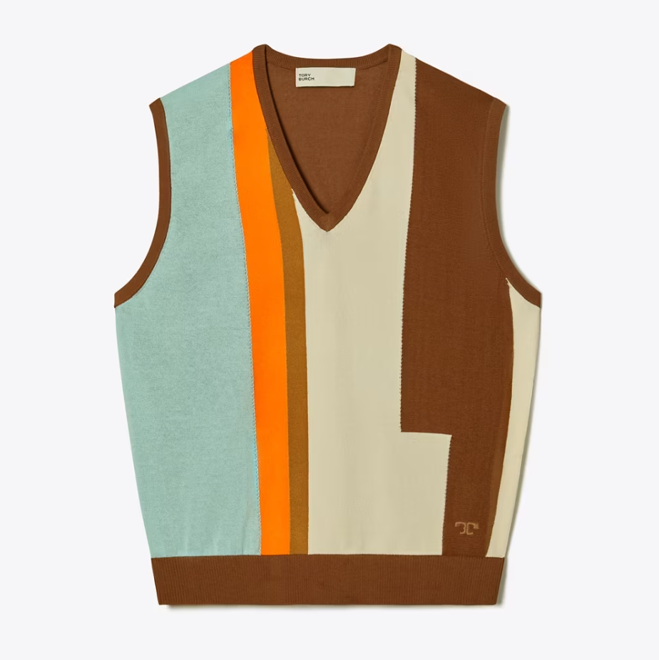 Colorblock Sweater Vest