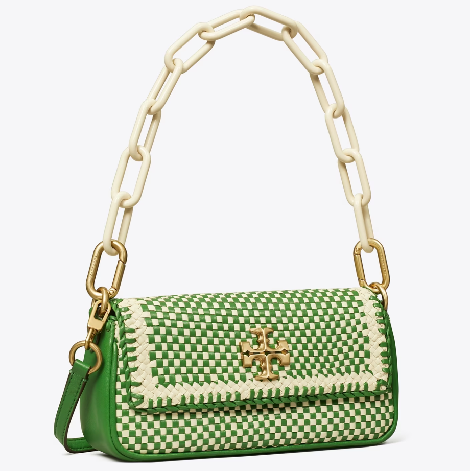 Perfect Pairs: Tory Burch Lee Radziwill Double Bag and Cable Knit