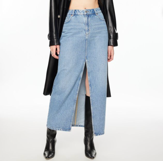 10 Best Denim Skirts for Fall 2023: Shop Denim Maxi Skirts, Taylor Swift's  Wrap Skort, Low-Rise Minis and More