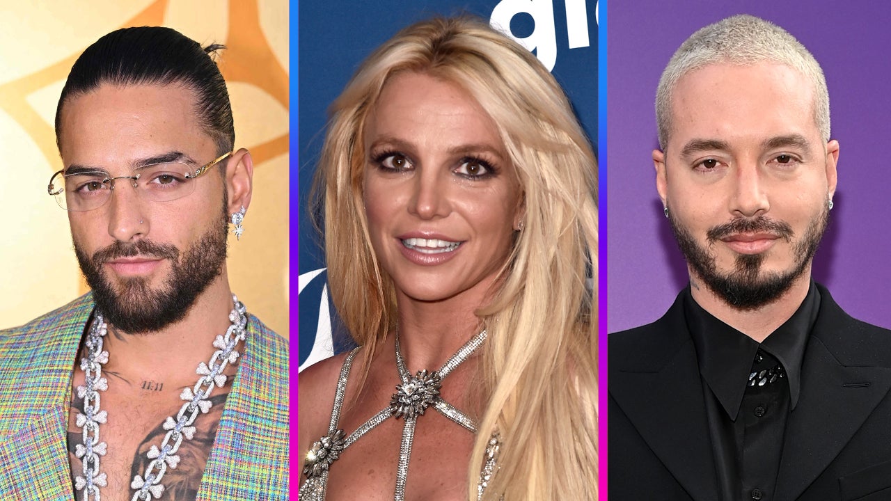 Britney Spears, Maluma and J Balvin Hang Out in New Photo