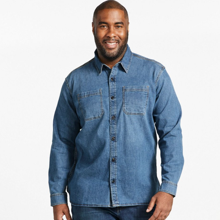 Fashion Men Cotton Denim Shirts Casual Long Sleeve Men's Jeans Blue Shirt  Autumn Tops Undershirt Clothing | Wish
