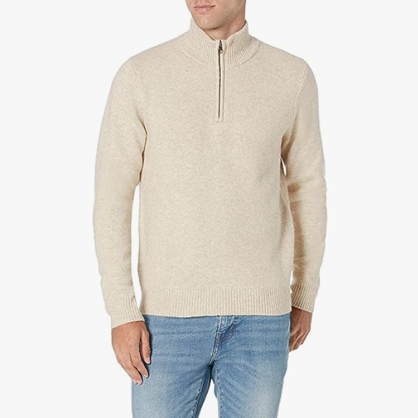 Clearance Sales Today Deals Prime,TOFOTL Spring And Autumn Men's Standing  Collar Sweatshirt Is Outdoor Casual Sweaters Tops