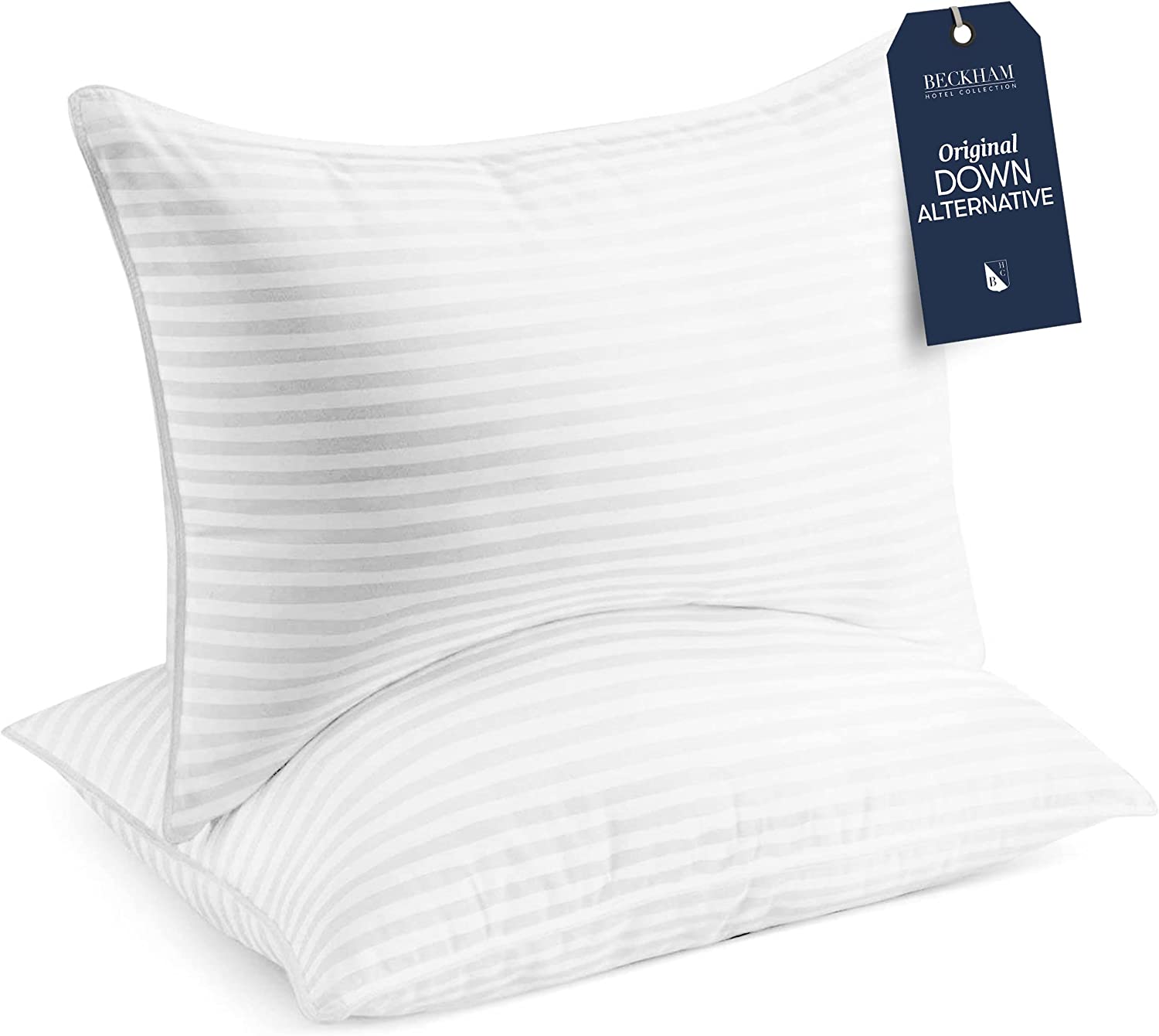 BEDSURE Pillows Standard Size Set of 2, Bed Pillows for Sleeping Hotel  Quality