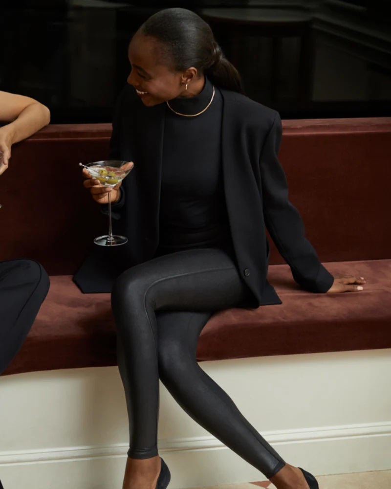Spanx's Viral Faux Leather Leggings Are $30 Off Right Now