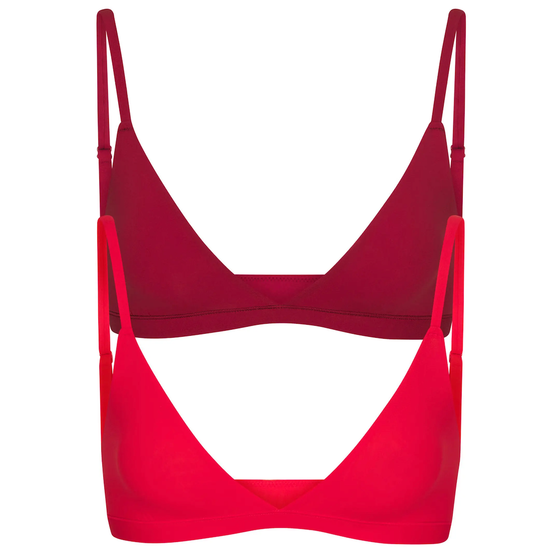 Skims Fits Everybody Assorted 2-pack Scoop Bralettes In Pink