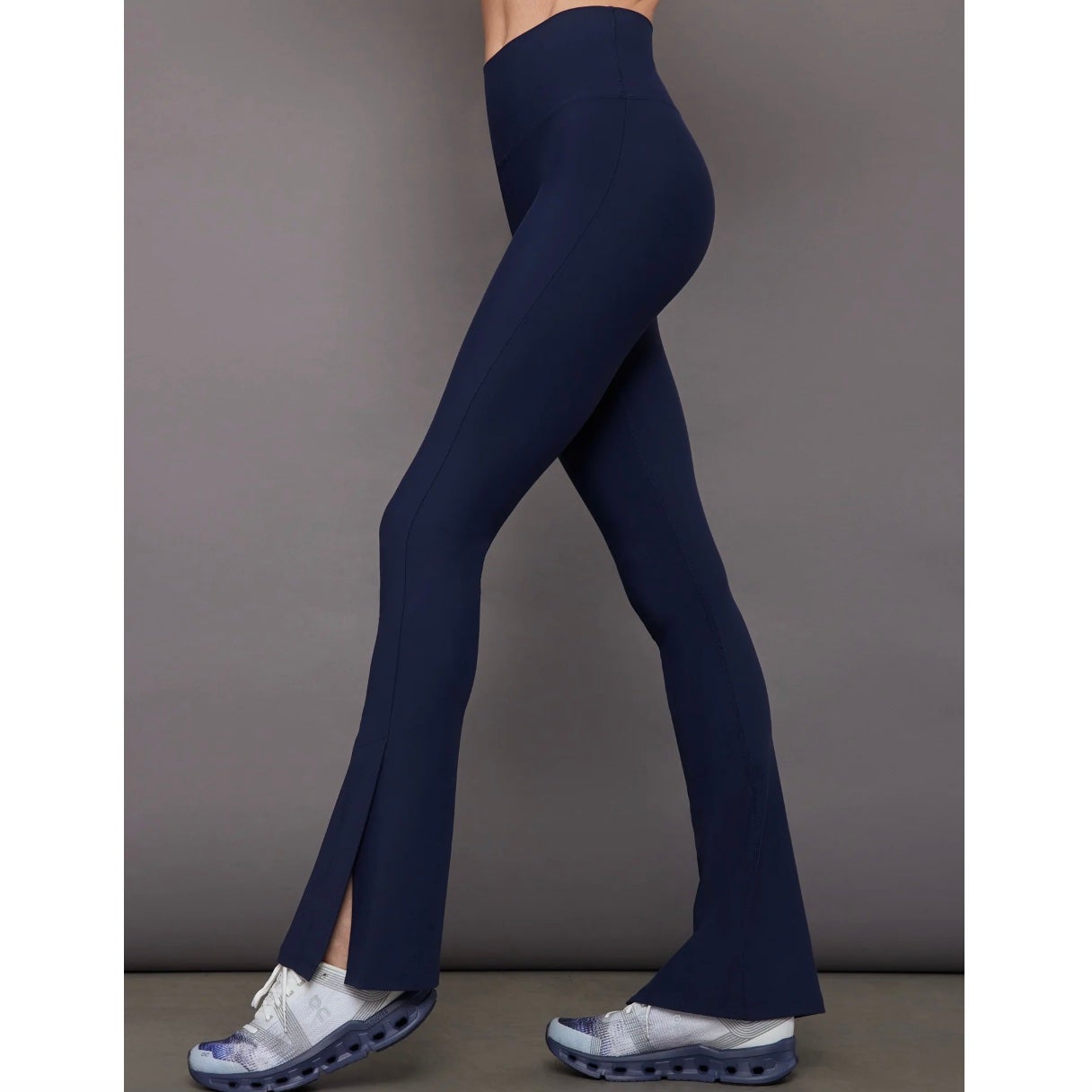  Womens Crossover High Waisted Bootcut Yoga Pants Flutter  Leggings Front Split Flare Leg Workout Pants Work Pants Dress Pants Green