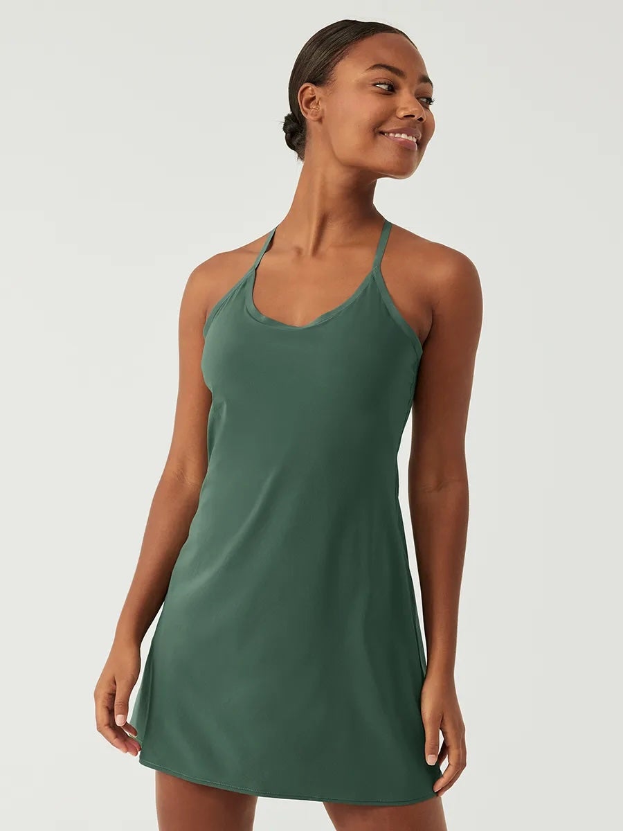 Outdoor Voices Exercise Dress Evergreen