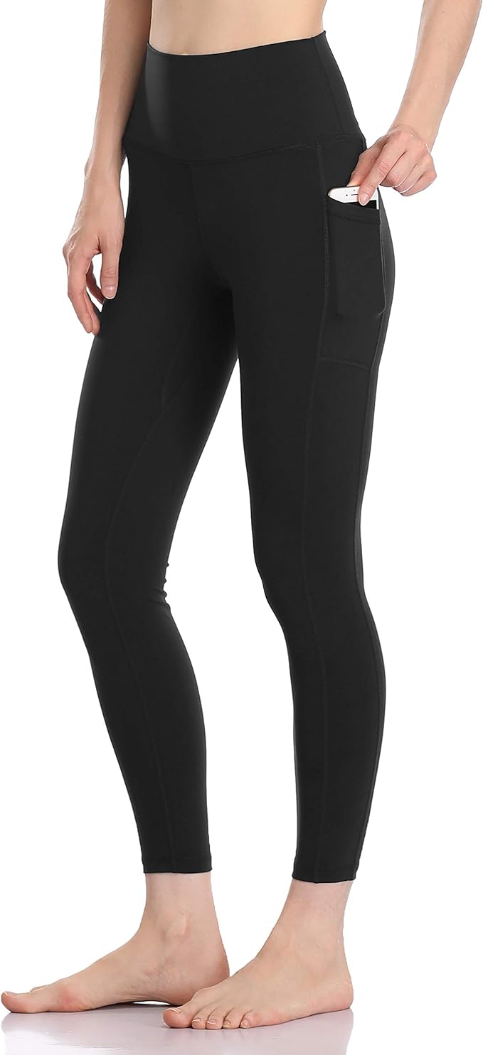 Fornia Women's High Waist Leggings With Side Pockets