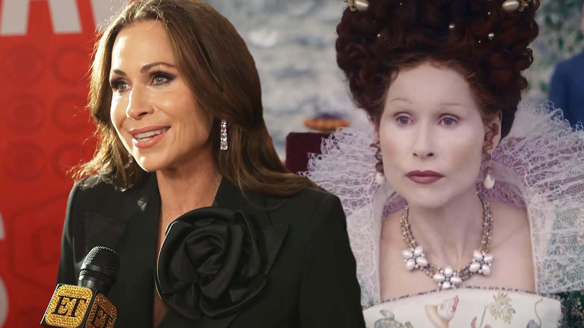 Minnie Driver on Queen Elizabeth TRANSFORMATION in The Serpent Queen  (Exclusive)