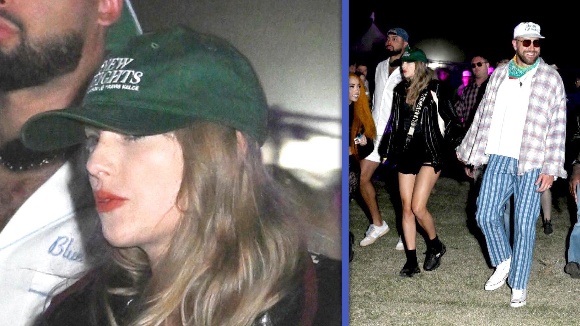 Taylor Swift Rocks Travis Kelce’s ‘New Heights’ Podcast Merch at Coachella