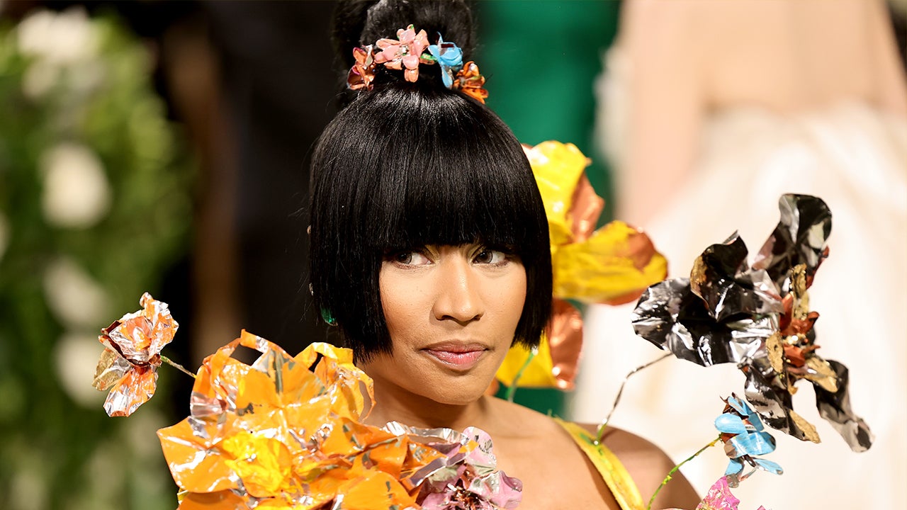 Nicki Minaj Fittingly Wears Florals to the 2024 Met Gala | Entertainment  Tonight