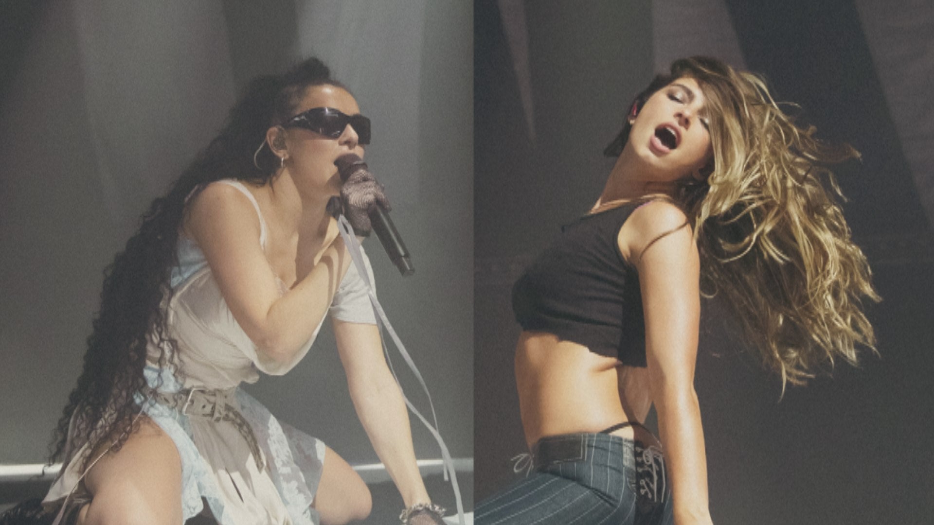 Watch Addison Rae Scream on Stage With Charli XCX During Surprise  Performance