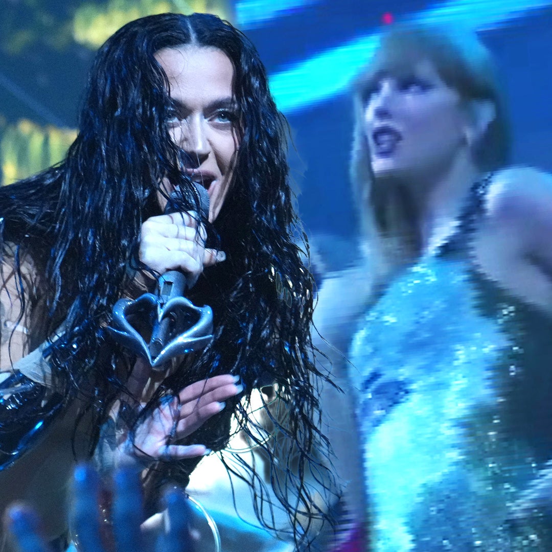 Watch Taylor Swift Jam Out to Former Rival Katy Perry's VMAs Performance