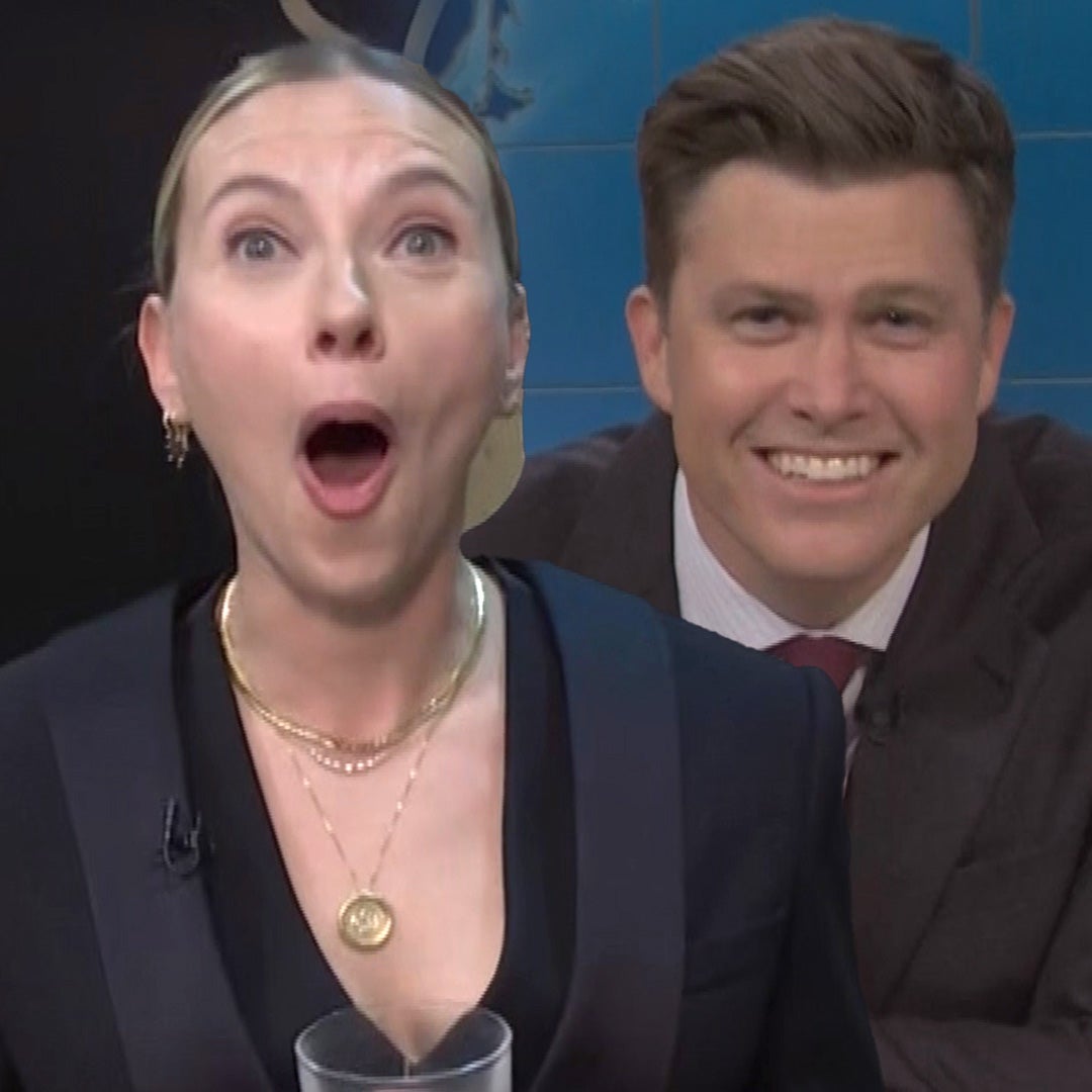 'SNL’: Scarlett Johansson Reacts to Colin Jost and Michael Che’s 2024 Joke Swap