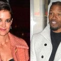 Katie Holmes Sits on Jamie Foxx's Lap in Rare Show of PDA: Pic