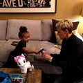 North West Sweetly Shares Her 'My Little Pony' Toys With Ellen DeGeneres