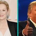 Meryl Steep Imitates Donald Trump in Orange Face Alongside Her 'Mamma Mia!' Co-Star Christine Baranski -- See