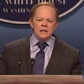 Melissa McCarthy Kisses Hubby Ben Falcone While Dressed as Sean Spicer Backstage at 'SNL'