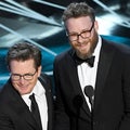 Michael J. Fox Gets Standing Ovation at Oscars, Reluctantly Sings With Seth Rogen