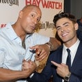 Zac Efron Says His 'Baywatch' Kiss With Dwayne Johnson Tasted 'Winterfresh'